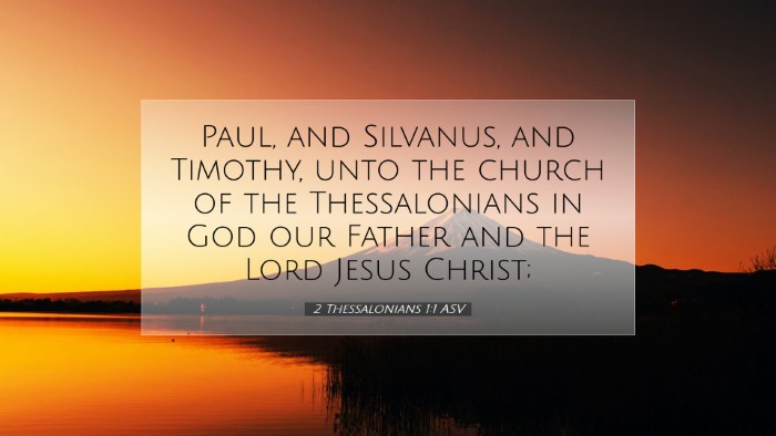 Picture 07 - 2 Thessalonians 1:1 ASV Desktop Wallpaper - Paul, and Silvanus, and Timothy, unto the church - Desktop Bible Verse Wallpaper