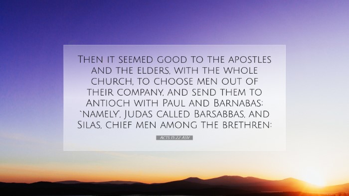 Picture 07 - Acts 15:22 ASV Desktop Wallpaper - Then it seemed good to the apostles and the - Desktop Bible Verse Wallpaper