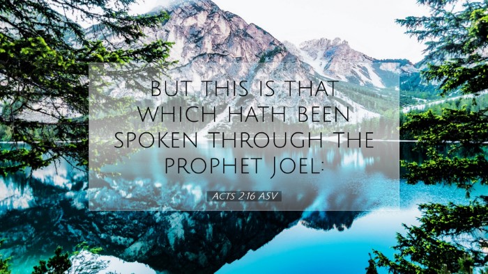 Picture 07 - Acts 2:16 ASV Desktop Wallpaper - but this is that which hath been spoken through - Desktop Bible Verse Wallpaper