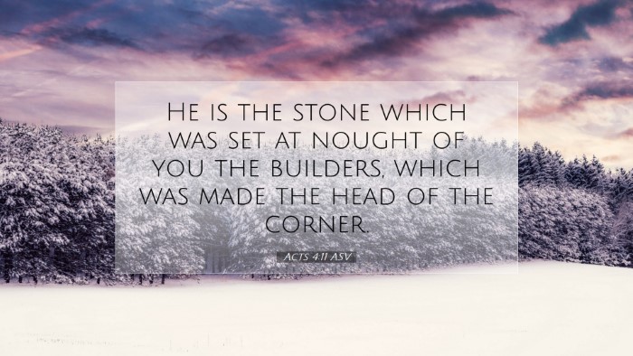 Picture 07 - Acts 4:11 ASV Desktop Wallpaper - He is the stone which was set at nought of you - Desktop Bible Verse Wallpaper