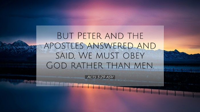 Picture 07 - Acts 5:29 ASV Desktop Wallpaper - But Peter and the apostles answered and said, We - Desktop Bible Verse Wallpaper