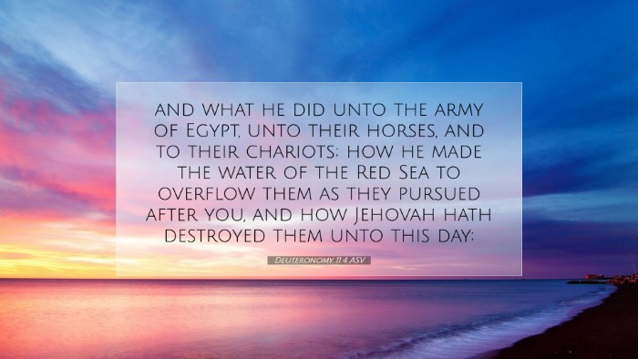 Picture 07 - Deuteronomy 11:4 ASV Desktop Wallpaper - and what he did unto the army of Egypt, unto - Desktop Bible Verse Wallpaper