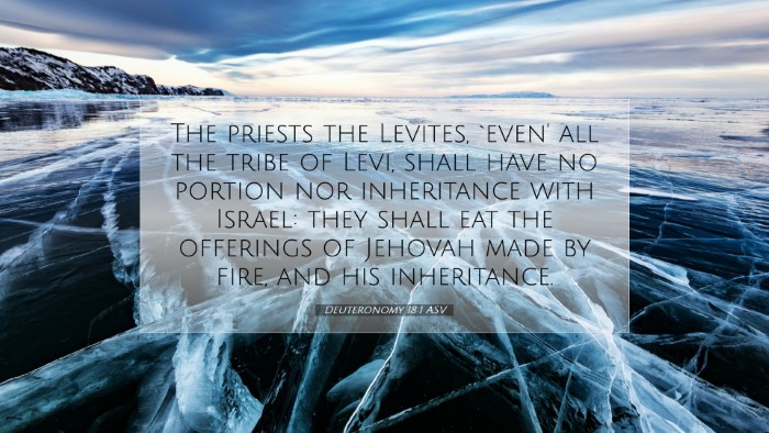 Picture 07 - Deuteronomy 18:1 ASV Desktop Wallpaper - The priests the Levites, `even' all the tribe of - Desktop Bible Verse Wallpaper