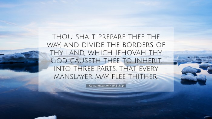 Picture 07 - Deuteronomy 19:3 ASV Desktop Wallpaper - Thou shalt prepare thee the way, and divide the - Desktop Bible Verse Wallpaper