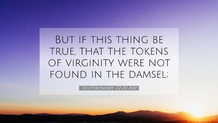 Picture 07 - Deuteronomy 22:20 ASV Desktop Wallpaper - But if this thing be true, that the tokens of - Desktop Bible Verse Wallpaper