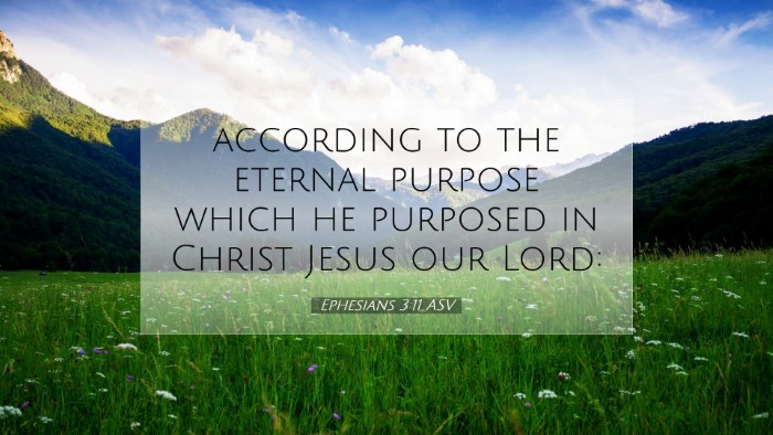 Picture 07 - Ephesians 3:11 ASV Desktop Wallpaper - according to the eternal purpose which he - Desktop Bible Verse Wallpaper