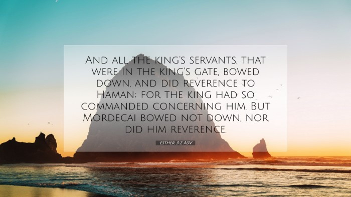 Picture 07 - Esther 3:2 ASV Desktop Wallpaper - And all the king's servants, that were in the - Desktop Bible Verse Wallpaper