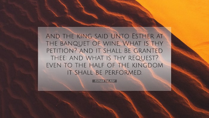 Picture 07 - Esther 5:6 ASV Desktop Wallpaper - And the king said unto Esther at the banquet of - Desktop Bible Verse Wallpaper