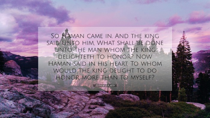 Picture 07 - Esther 6:6 ASV Desktop Wallpaper - So Haman came in. And the king said unto him, - Desktop Bible Verse Wallpaper