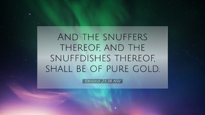 Picture 07 - Exodus 25:38 ASV Desktop Wallpaper - And the snuffers thereof, and the snuffdishes - Desktop Bible Verse Wallpaper
