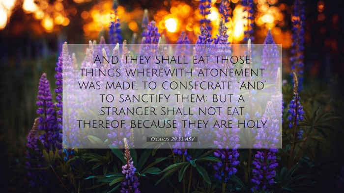 Picture 07 - Exodus 29:33 ASV Desktop Wallpaper - And they shall eat those things wherewith - Desktop Bible Verse Wallpaper