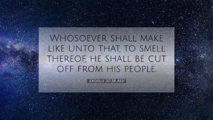 Picture 07 - Exodus 30:38 ASV Desktop Wallpaper - Whosoever shall make like unto that, to smell - Desktop Bible Verse Wallpaper