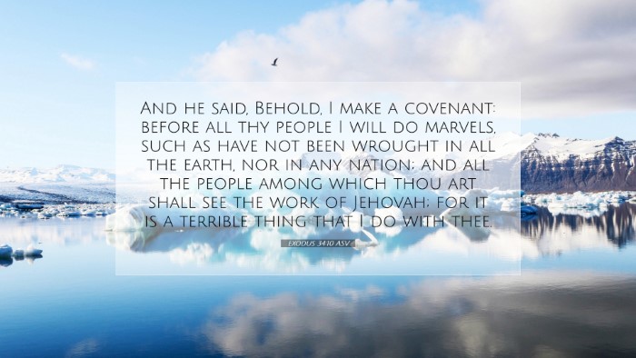 Picture 07 - Exodus 34:10 ASV Desktop Wallpaper - And he said, Behold, I make a covenant: before - Desktop Bible Verse Wallpaper