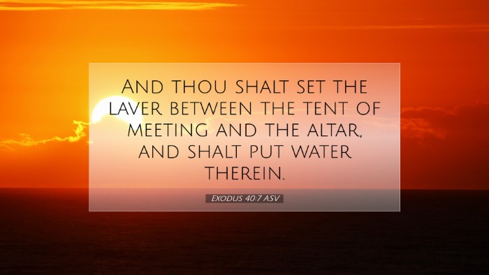 Picture 07 - Exodus 40:7 ASV Desktop Wallpaper - And thou shalt set the laver between the tent of - Desktop Bible Verse Wallpaper