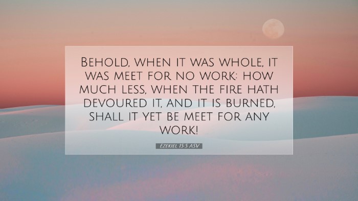 Picture 07 - Ezekiel 15:5 ASV Desktop Wallpaper - Behold, when it was whole, it was meet for no - Desktop Bible Verse Wallpaper
