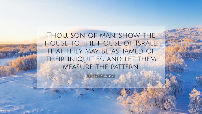 Picture 07 - Ezekiel 43:10 ASV Desktop Wallpaper - Thou, son of man, show the house to the house of - Desktop Bible Verse Wallpaper
