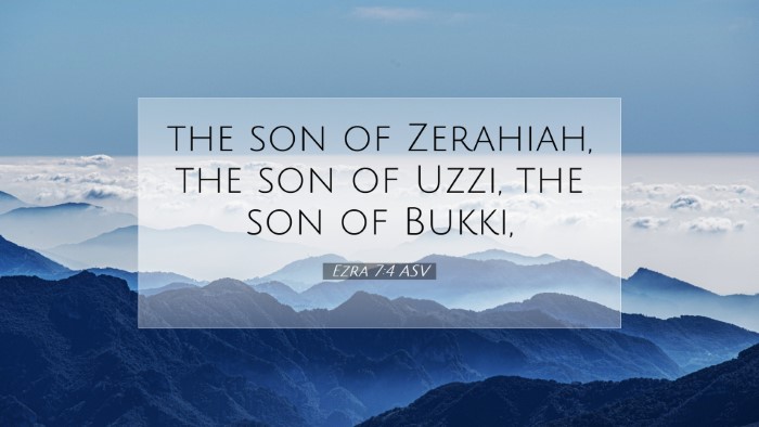 Picture 07 - Ezra 7:4 ASV Desktop Wallpaper - the son of Zerahiah, the son of Uzzi, the son of - Desktop Bible Verse Wallpaper