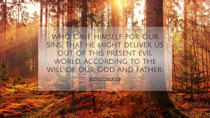 Picture 07 - Galatians 1:4 ASV Desktop Wallpaper - who gave himself for our sins, that he might - Desktop Bible Verse Wallpaper