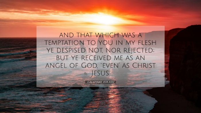 Picture 07 - Galatians 4:14 ASV Desktop Wallpaper - and that which was a temptation to you in my - Desktop Bible Verse Wallpaper