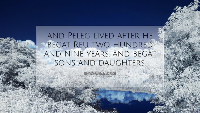Picture 07 - Genesis 11:19 ASV Desktop Wallpaper - and Peleg lived after he begat Reu two hundred - Desktop Bible Verse Wallpaper