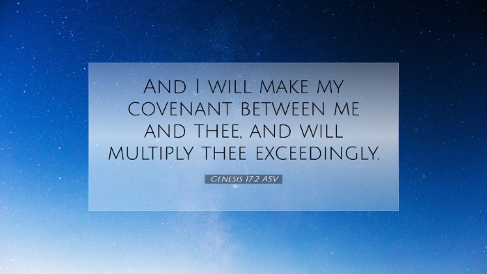 Picture 07 - Genesis 17:2 ASV Desktop Wallpaper - And I will make my covenant between me and thee, - Desktop Bible Verse Wallpaper