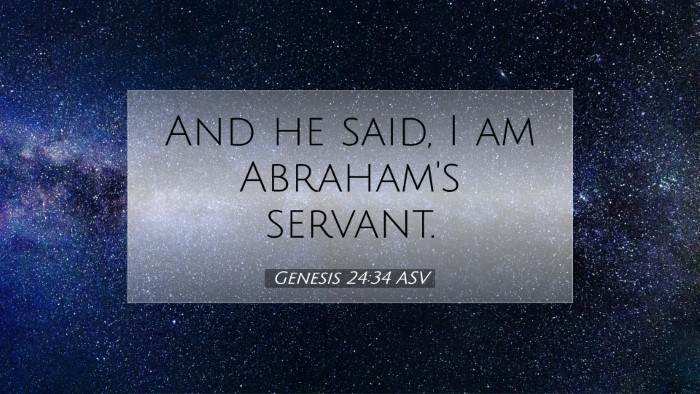 Picture 07 - Genesis 24:34 ASV Desktop Wallpaper - And he said, I am Abraham's - Desktop Bible Verse Wallpaper