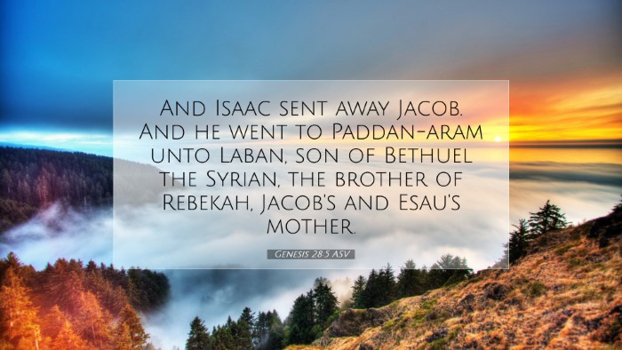 Picture 07 - Genesis 28:5 ASV Desktop Wallpaper - And Isaac sent away Jacob. And he went to - Desktop Bible Verse Wallpaper