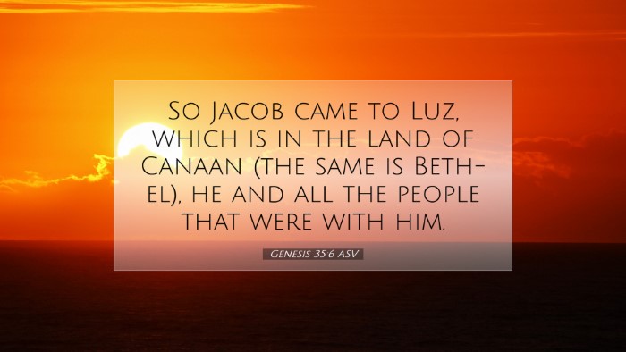 Picture 07 - Genesis 35:6 ASV Desktop Wallpaper - So Jacob came to Luz, which is in the land of - Desktop Bible Verse Wallpaper