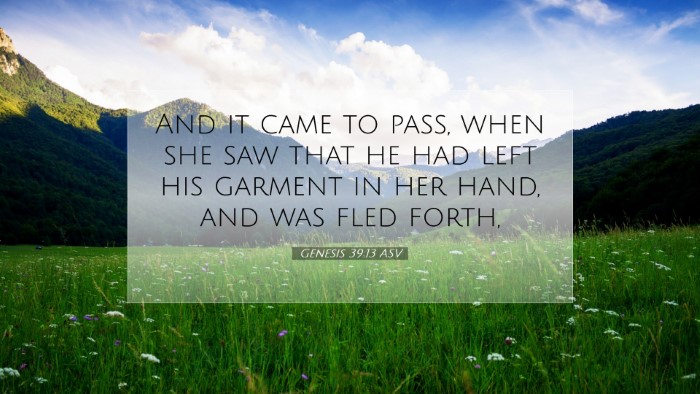 Picture 07 - Genesis 39:13 ASV Desktop Wallpaper - And it came to pass, when she saw that he had - Desktop Bible Verse Wallpaper