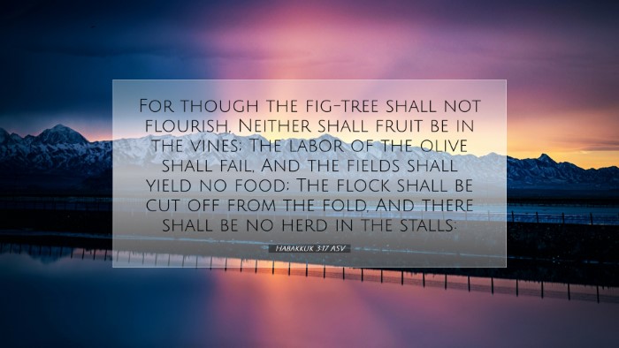 Picture 07 - Habakkuk 3:17 ASV Desktop Wallpaper - For though the fig-tree shall not flourish, - Desktop Bible Verse Wallpaper
