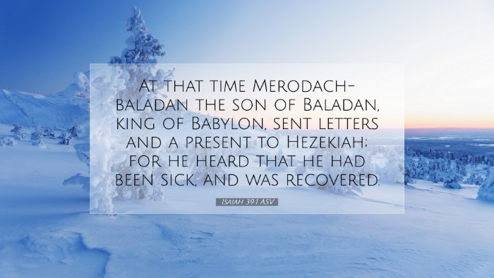 Picture 07 - Isaiah 39:1 ASV Desktop Wallpaper - At that time Merodach-baladan the son of Baladan, - Desktop Bible Verse Wallpaper