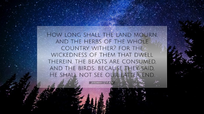 Picture 07 - Jeremiah 12:4 ASV Desktop Wallpaper - How long shall the land mourn, and the herbs of - Desktop Bible Verse Wallpaper