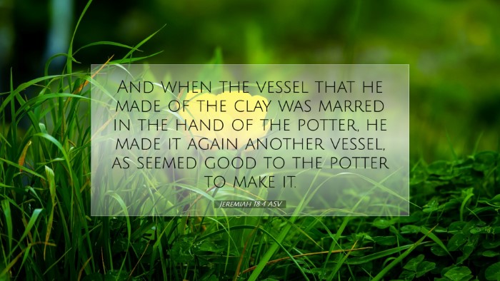 Picture 07 - Jeremiah 18:4 ASV Desktop Wallpaper - And when the vessel that he made of the clay was - Desktop Bible Verse Wallpaper