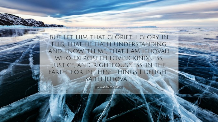 Picture 07 - Jeremiah 9:24 ASV Desktop Wallpaper - but let him that glorieth glory in this, that he - Desktop Bible Verse Wallpaper