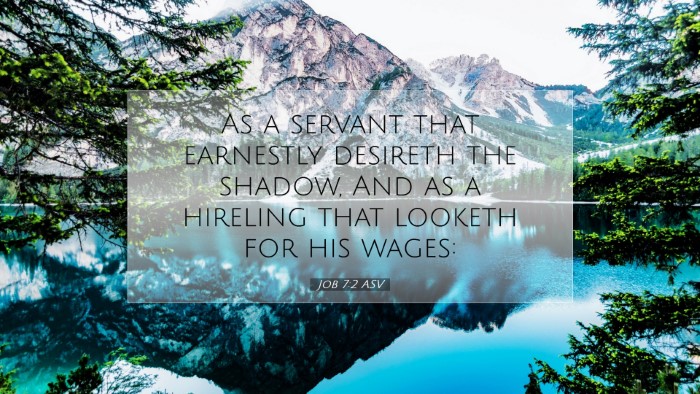 Picture 07 - Job 7:2 ASV Desktop Wallpaper - As a servant that earnestly desireth the shadow, - Desktop Bible Verse Wallpaper