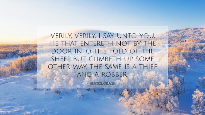Picture 07 - John 10:1 ASV Desktop Wallpaper - Verily, verily, I say unto you, He that entereth - Desktop Bible Verse Wallpaper