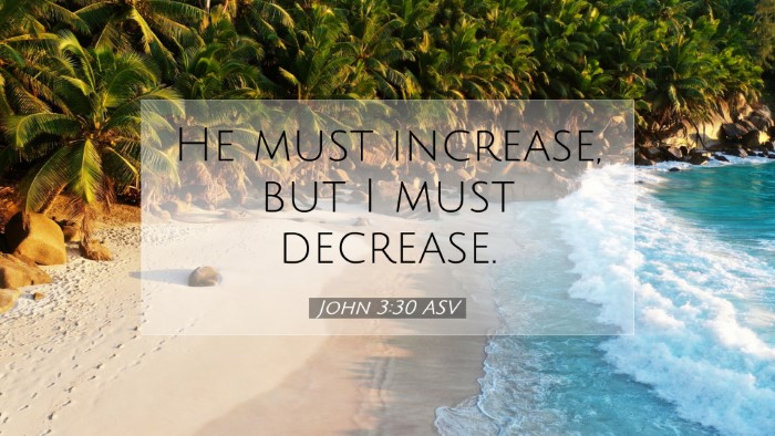 Picture 07 - John 3:30 ASV Desktop Wallpaper - He must increase, but I must - Desktop Bible Verse Wallpaper