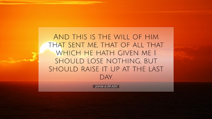 Picture 07 - John 6:39 ASV Desktop Wallpaper - And this is the will of him that sent me, that of - Desktop Bible Verse Wallpaper