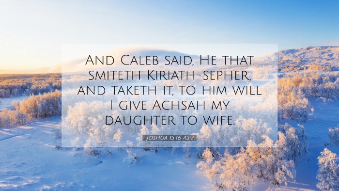 Picture 07 - Joshua 15:16 ASV Desktop Wallpaper - And Caleb said, He that smiteth Kiriath-sepher, - Desktop Bible Verse Wallpaper