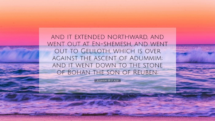 Picture 07 - Joshua 18:17 ASV Desktop Wallpaper - and it extended northward, and went out at - Desktop Bible Verse Wallpaper