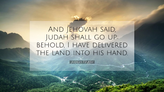 Picture 07 - Judges 1:2 ASV Desktop Wallpaper - And Jehovah said, Judah shall go up: behold, I - Desktop Bible Verse Wallpaper
