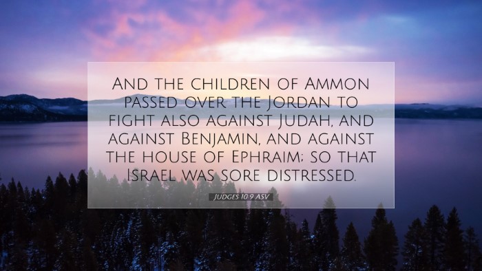 Picture 07 - Judges 10:9 ASV Desktop Wallpaper - And the children of Ammon passed over the Jordan - Desktop Bible Verse Wallpaper