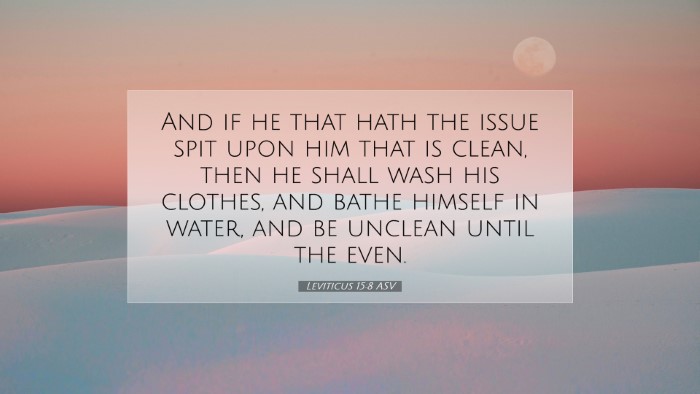 Picture 07 - Leviticus 15:8 ASV Desktop Wallpaper - And if he that hath the issue spit upon him that - Desktop Bible Verse Wallpaper