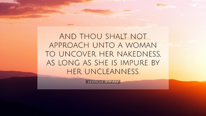 Picture 07 - Leviticus 18:19 ASV Desktop Wallpaper - And thou shalt not approach unto a woman to - Desktop Bible Verse Wallpaper