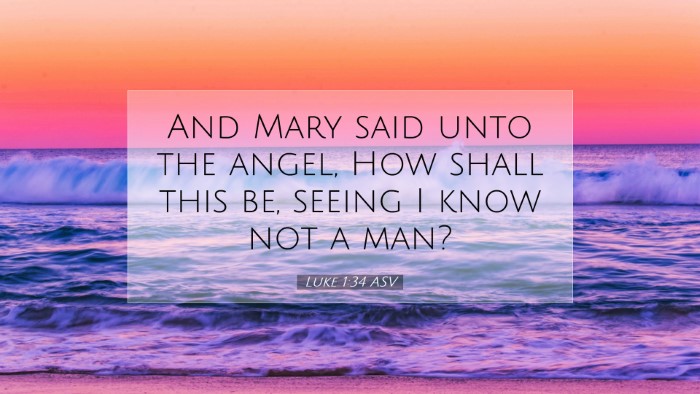 Picture 07 - Luke 1:34 ASV Desktop Wallpaper - And Mary said unto the angel, How shall this be, - Desktop Bible Verse Wallpaper