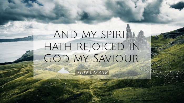 Picture 07 - Luke 1:47 ASV Desktop Wallpaper - And my spirit hath rejoiced in God my - Desktop Bible Verse Wallpaper