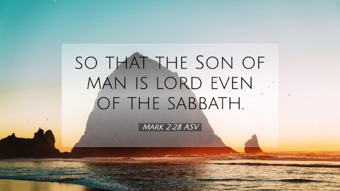 Picture 07 - Mark 2:28 ASV Desktop Wallpaper - so that the Son of man is lord even of the - Desktop Bible Verse Wallpaper