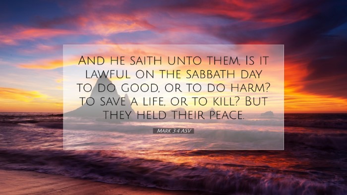 Picture 07 - Mark 3:4 ASV Desktop Wallpaper - And he saith unto them, Is it lawful on the - Desktop Bible Verse Wallpaper