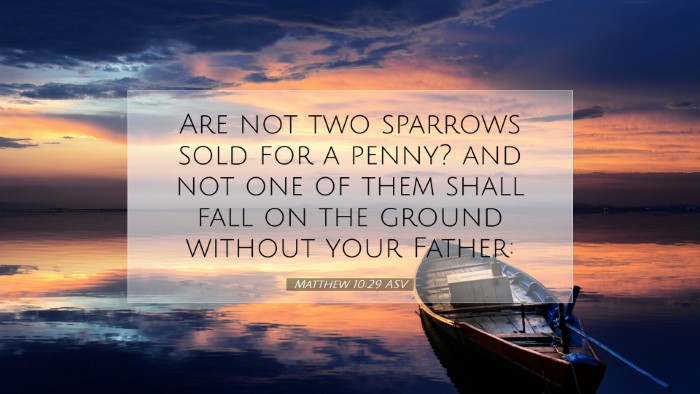 Picture 07 - Matthew 10:29 ASV Desktop Wallpaper - Are not two sparrows sold for a penny? and not - Desktop Bible Verse Wallpaper
