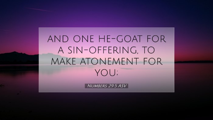Picture 07 - Numbers 29:5 ASV Desktop Wallpaper - and one he-goat for a sin-offering, to make - Desktop Bible Verse Wallpaper